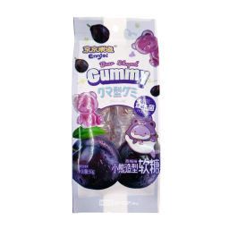 Желейные конфеты в форме медведя со вкусом сливы Bear Shaped Gummy Prune Ennjoi Guandong Lefen, Китай, 50 г