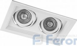 Светильник потолочный встраиваемый , MR16 G5.3, белый , DLT202