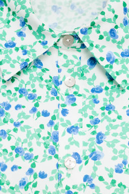 CAMISA HOMBRERAS ESTAMPADO FLORAL / Multicolor - Zara фото 7