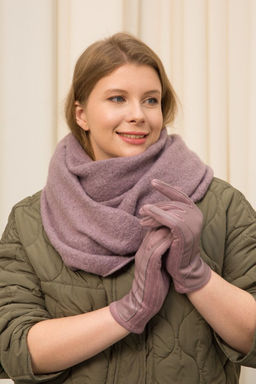 Перчатки с мягким трикотажем внутри