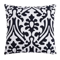 Наволочка декоративная 40х40 см, Monograms black, 100% хлопок - Этель фото 2