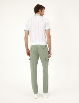 Ye_il Regular Fit Kargo Pantolon