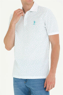 U. S. Polo Assn Мужская мятная футболка-поло - U.s. polo assn фото 13