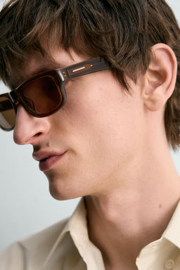 GAFAS DE SOL RECTANGULARES LIMITED EDITION / Marr?n - Zara фото 2