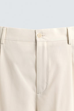 PLEATED WOOL BLEND TROUSERS - Zara фото 17