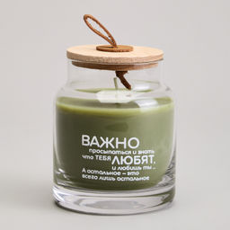 СВЕЧА В БАНОЧКЕ NATURE URBAN BAMBOO 8,5*10 СМ