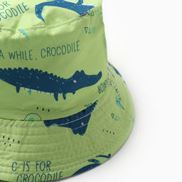 Панама детская KAFTAN «Крокодилы», зелёная, размер 50