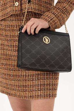 Женская черная сумка через плечо Неожиданная скидка в корзине - U.s. polo assn фото 2