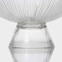 Ваза для фруктов «Фейерверк», 630 мл, 18×9 см, стекло, прозрачная