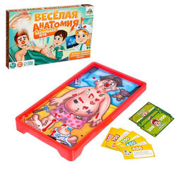 УЦЕНКА Настольная игра на ловкость и внимание Весёлая анатомия