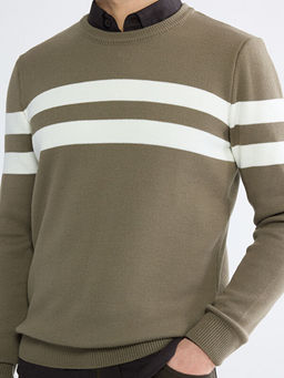 ?izgili Erkek Triko Kazak