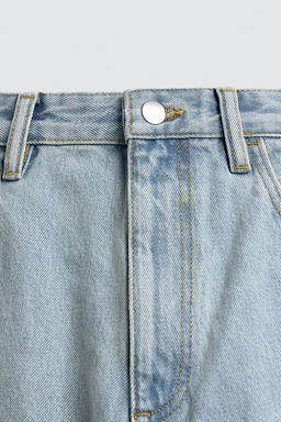 JEANS TAPERED WIDE FIT / Azul claro - Zara фото 9