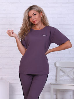 Костюм женский 5-316а (кофейно-серый)