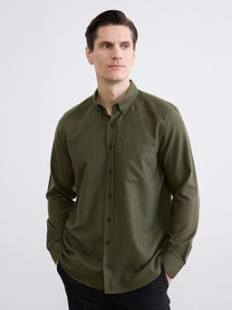 Regular Fit Gabardin Erkek G?mlek