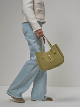 Замшевая сумка Sophie DBR 31059 киви  фото 5