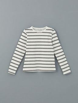 Bisiklet Yaka K?z ?ocuk Ti??rt