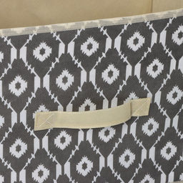 Короб стеллажный для хранения Доляна Ромбы, 372727 см, серый  фото 3