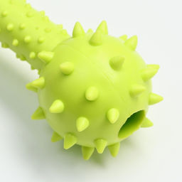 Игрушка жевательная Грозная гантель, 15 х 5 см, салатовая - Пижон фото 3