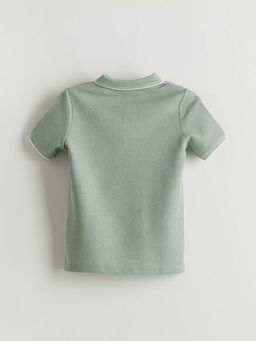 Polo Yaka Dokulu Erkek ?ocuk Ti??rt