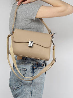 Сумка женская искусственная кожа YDR-2660, 1отд+карм/перег, плечевой ремень, бежевый SALE 259700 - Adelia фото 10