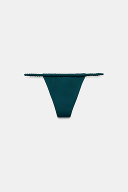 BRAGUITA BIKINI TRENZADO / Verde - Zara фото 5