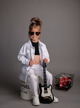 Джинсовка «RoK ЦВЕТ: БЕЛЫЙ (QR)