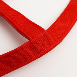 Шлейка Комфорт комбинированная, 2,5 см, ОШ 55-70 см, ОГ 60-73 см, красная - Пижон фото 7