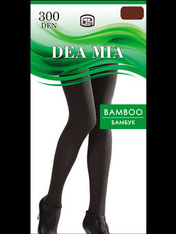 Колготки теплые DEA MIA BAMBOO 300 (бамбуковые) chocolate