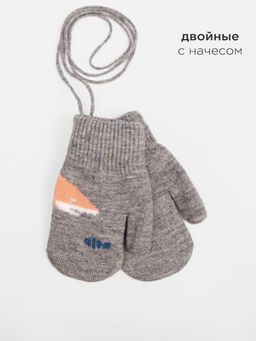 Варежки детские на шнурке Kim Lin