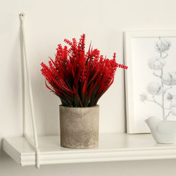 Искусственный цветок в горшке «Лаванда куст», 7.5×19 см, МИКС