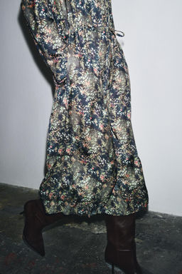 ZW COLLECTION FLORAL PRINT DRESS - Zara фото 4