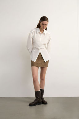 Рубашка с декоративной спинкой - Mollis фото 2