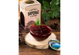 Варенье из Брусники баночка 300 г в коробочке с магнитиком