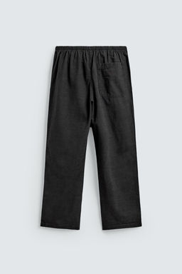 PANTAL?N CINTURA JOGGER RELAXED FIT / Negro