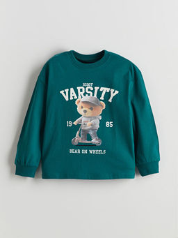 Ay? Teddy Bask?l? Erkek ?ocuk Ti??rt