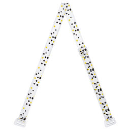 Бретели (пара) Gamma BR-1026 в пакете 10 мм 10 пар СК/Распродажа черный/желтый