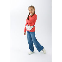 Сумка детская поясная Magiс unicorn на молнии, цвет белый - NAZAMOK KIDS фото 7