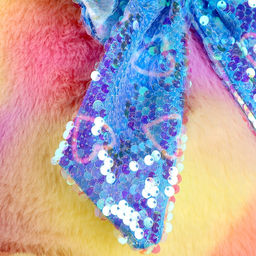 Мягкая игрушка Мишка, с паетками, 80 см, жёлтая - Simaland фото 3