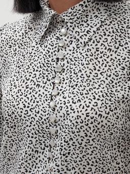 Блузка с принтом - Tantino фото 10