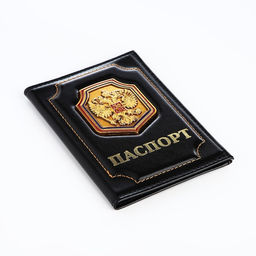 Обложка для паспорта, цвет чёрный - Simaland фото 3
