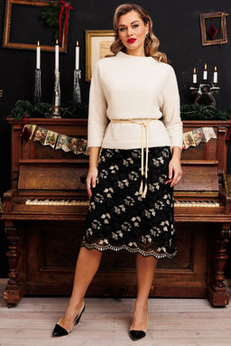 Платье Мода Юрс 2874-Р черный - Mira fashion фото 8