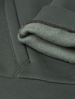 Худи на молнии из премиального футера трехнитки с начесом - Vilatte фото 3