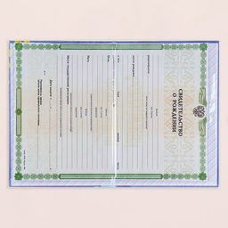 Свидетельства о рождении Ракета ламинированная - Simaland фото 5