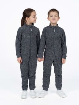Комбинезон детский флисовый темносерый