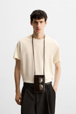 100% LINEN T-SHIRT - Zara фото 2
