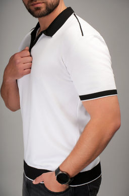 Мужская футболка-поло из вязаного трикотажа Happyfox - Happy fox фото 7