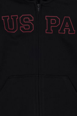 U. S. Polo Assn Детская черная толстовка с капюшоном - U.s. polo assn фото 3