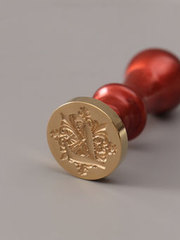 Печать для сургуча с пластиковой ручкой «Буква L на вензеле», 2.5×2.5×6.3 см