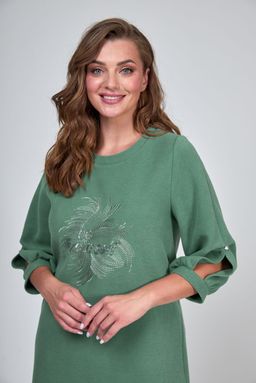 Платье ТАиЕР 1119 малахит  фото 2