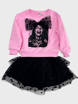 Джемпер для девочки UD 6728 ярко розовый